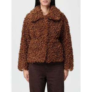 Jakke Fur Coat Woman Brown